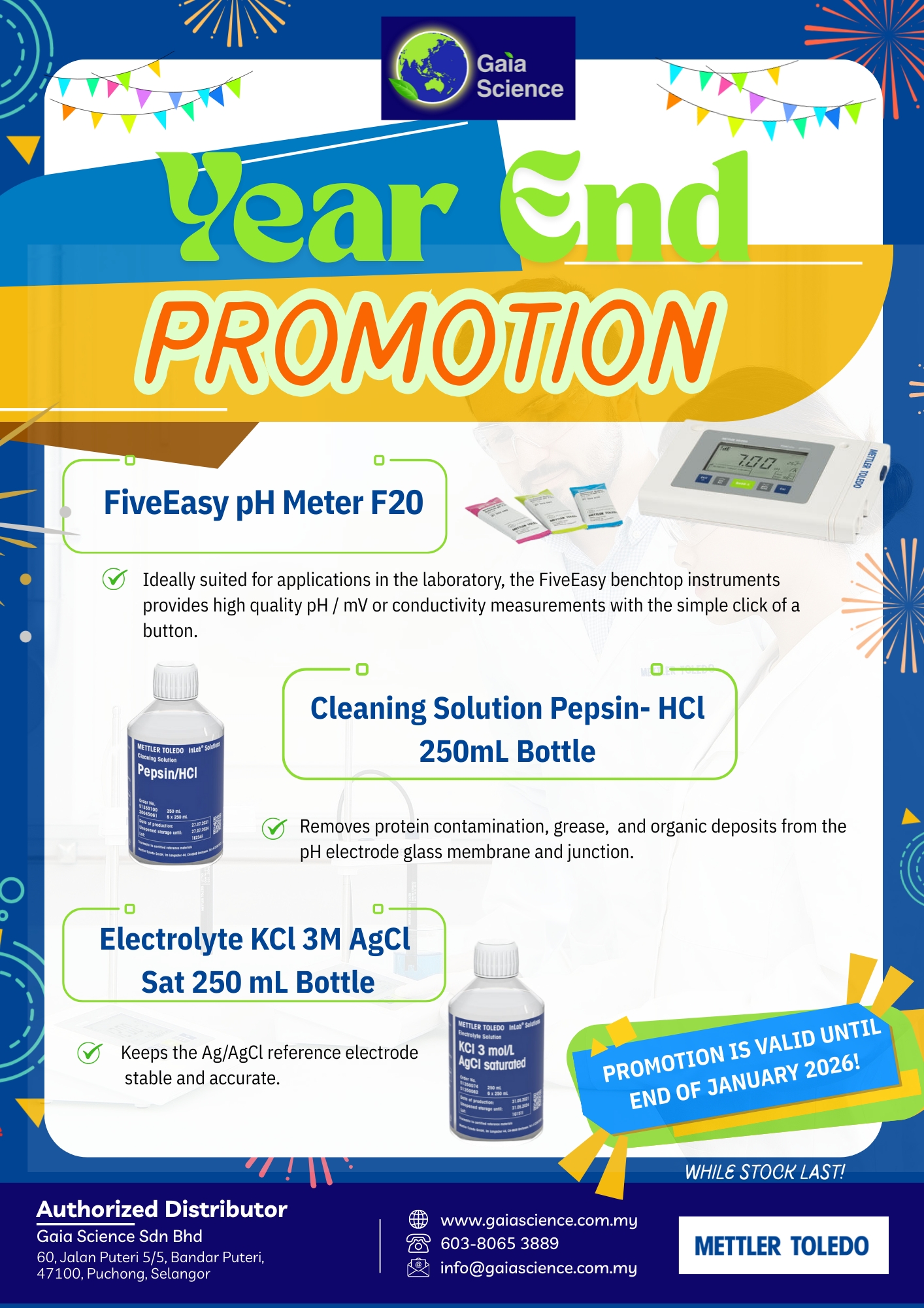 Mettler Toledo FiveEasy F20 pH Meter F20 Promotion